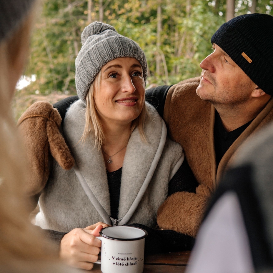 Vlnka Woolly Hat V03 Light Grey