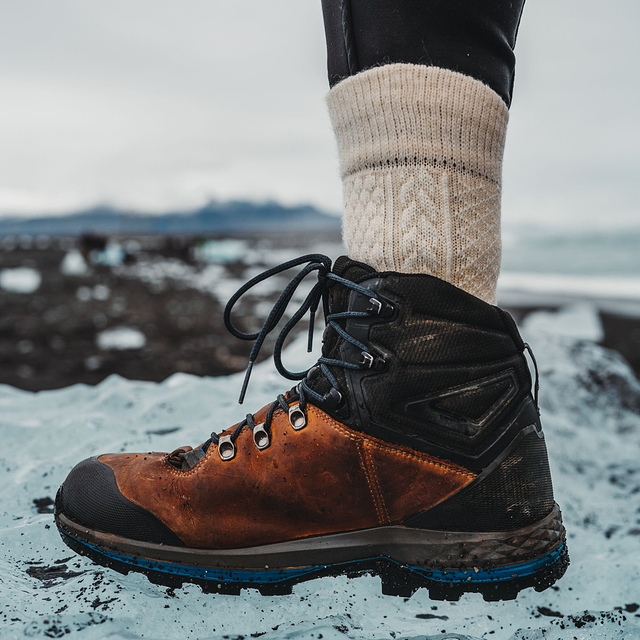 Traditional Merino Wool Socks White