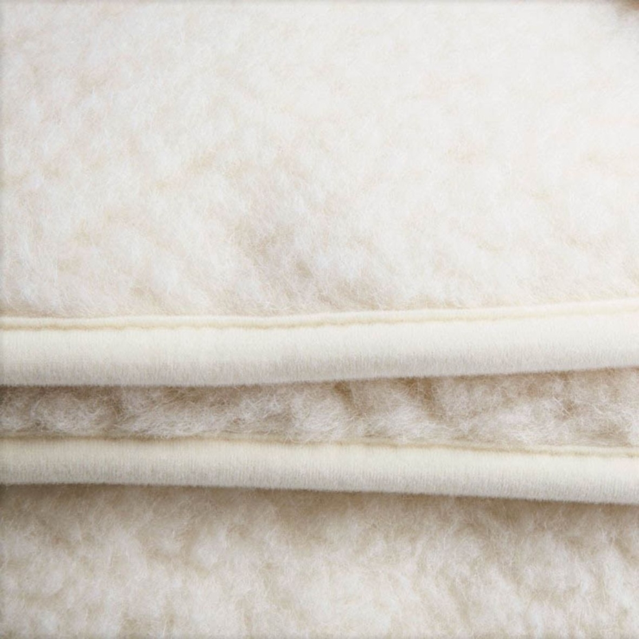 Double-Layer Wool Blanket Natural