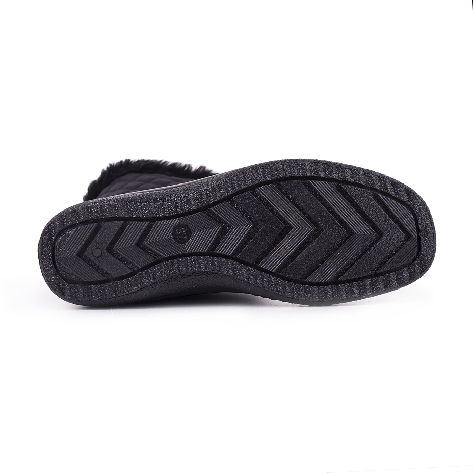 Women's Quilted Snow Boots Black