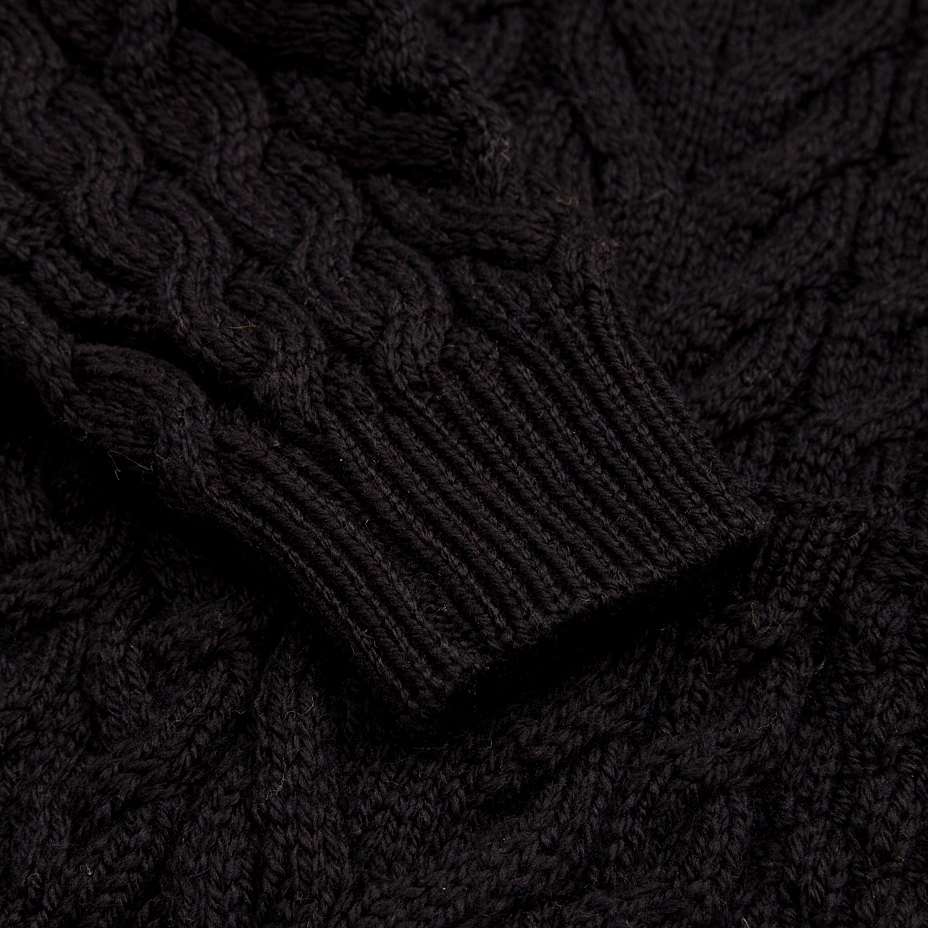 Vlnka Women's Wool Sweater S07 Black