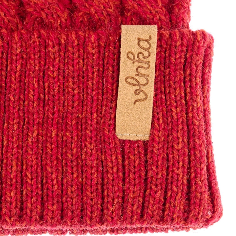 Wool Beanie V23 Red