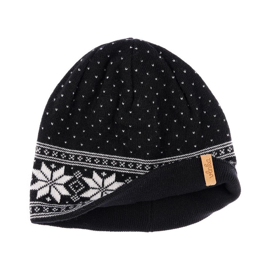 Vlnka Wool Beanie V25 Black