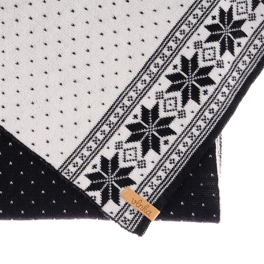 Vlnka Wool Scarf B03 Black
