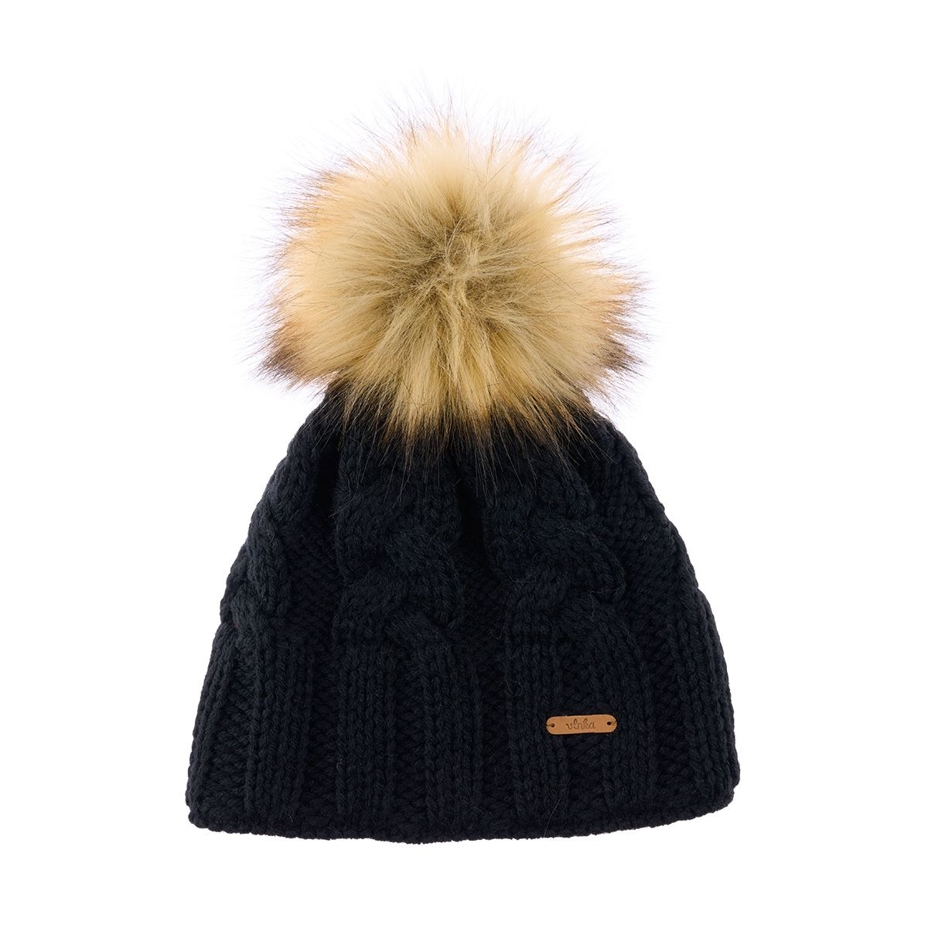 Vlnka Wool Beanie V08 Black