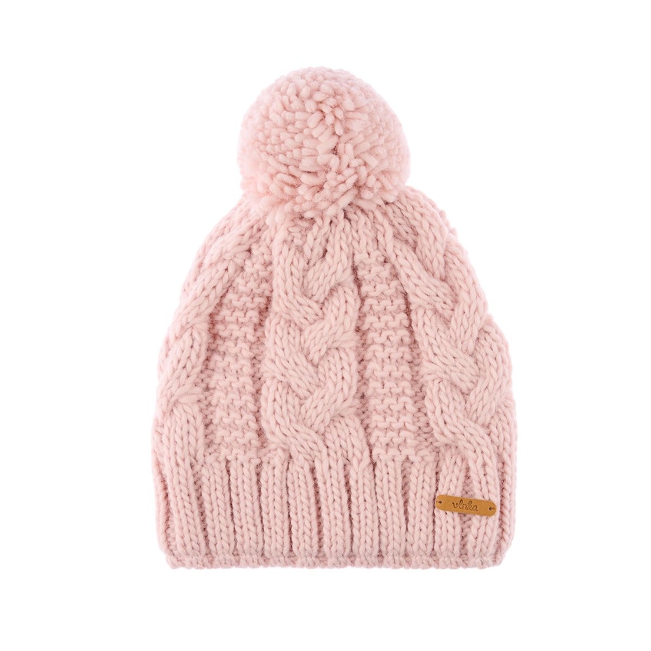 Vlnka Kids’ Wool Beanie V15 Pink