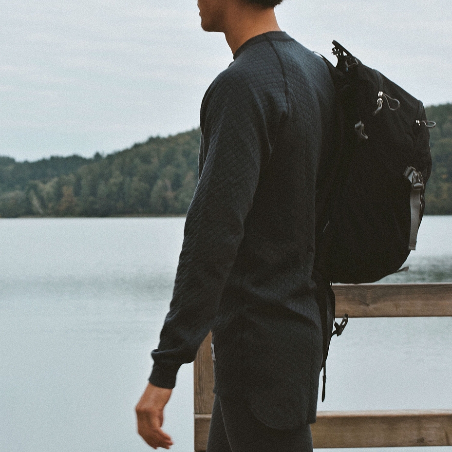 Men's Performance Merino 3IN1 THERMOWAVE Top Grey