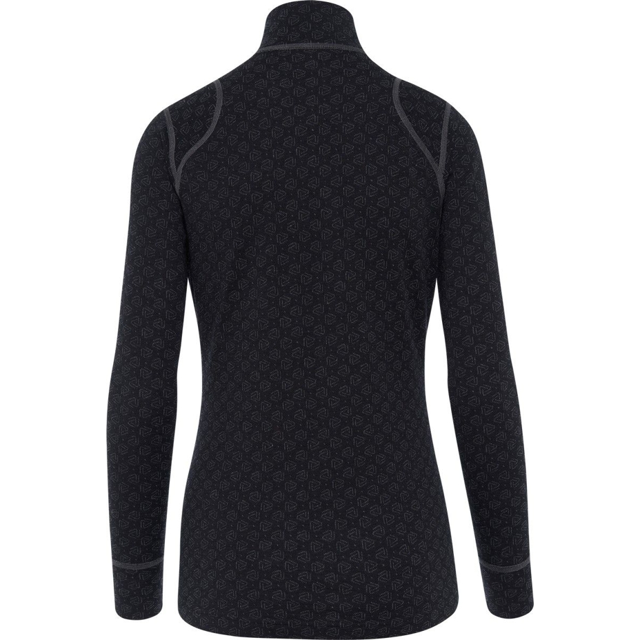 Women's Performance MERINO XTREME THERMOWAVE Top with zip Black