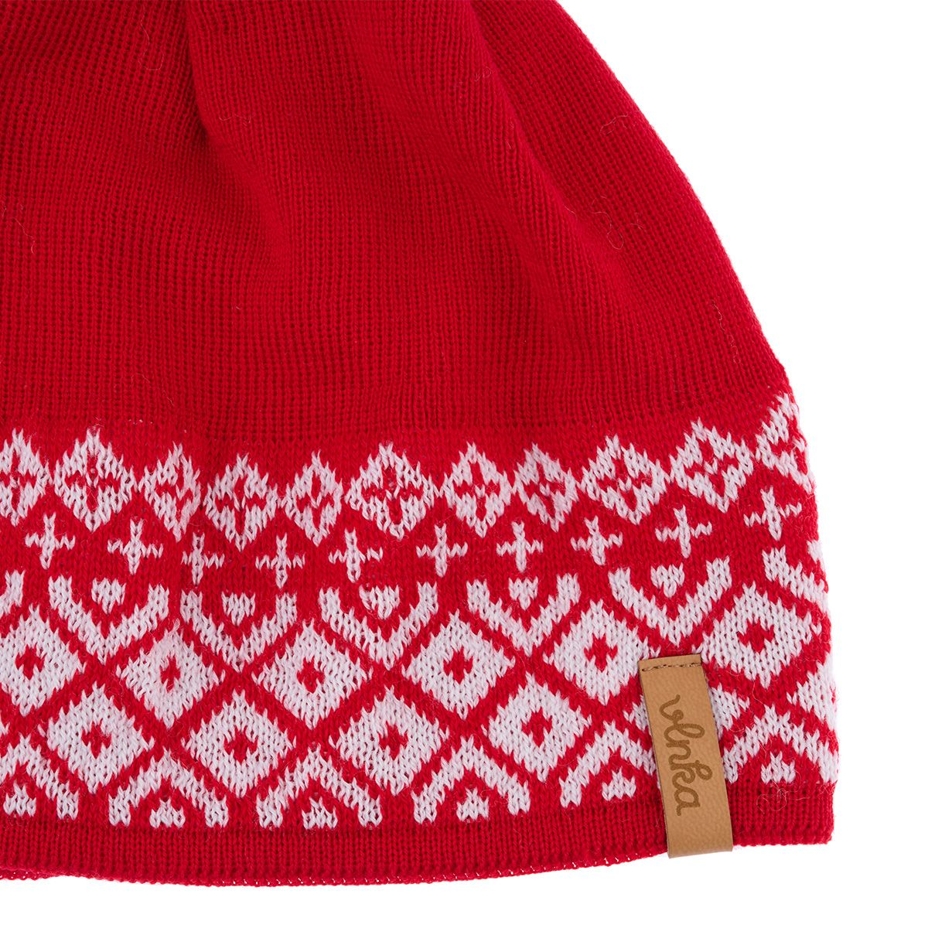 Vlnka Wool Hat V27 Red