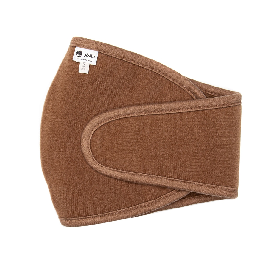 Wool Knee Brace Brown