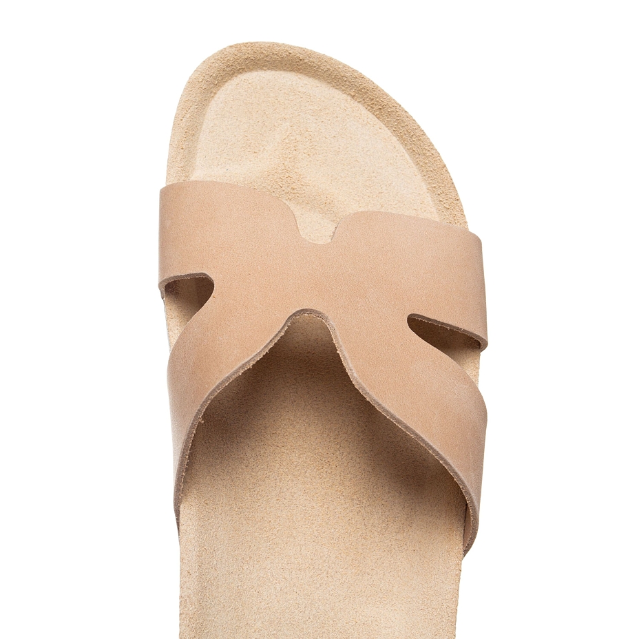 Women’s Zora Orthopaedic Cork Sliders Cream