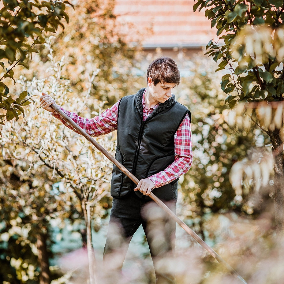 Waterproof Vest with Wool Lining Black