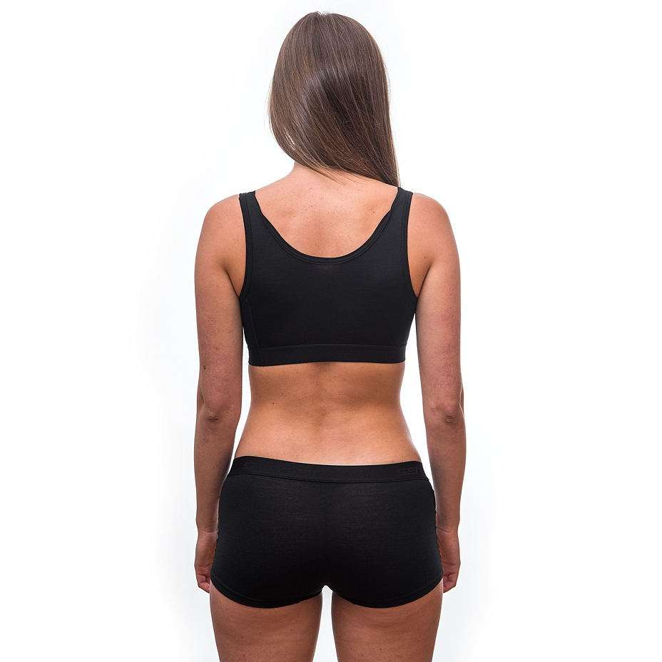 Women’s Sensor Merino Active Performance Boxers Black