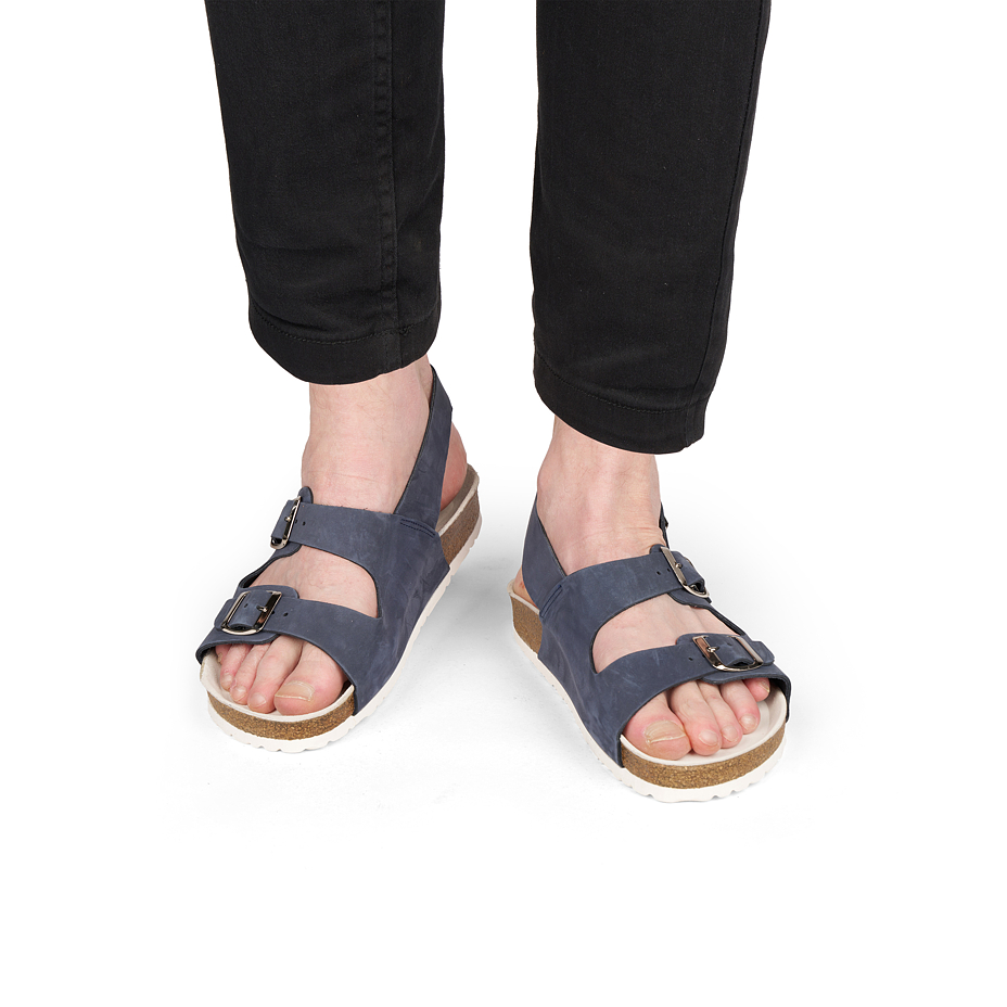 Men’s Stefan Orthopaedic Cork Sandals Blue