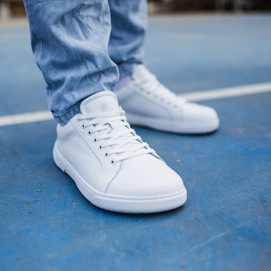 Zoom Leather Barefoot Trainers White