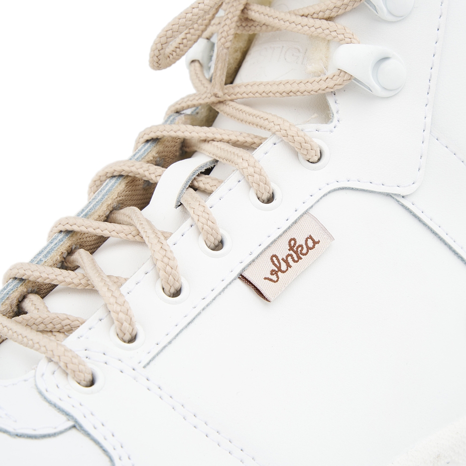Prestige Vlnka Winter Boots with Wool Lining White