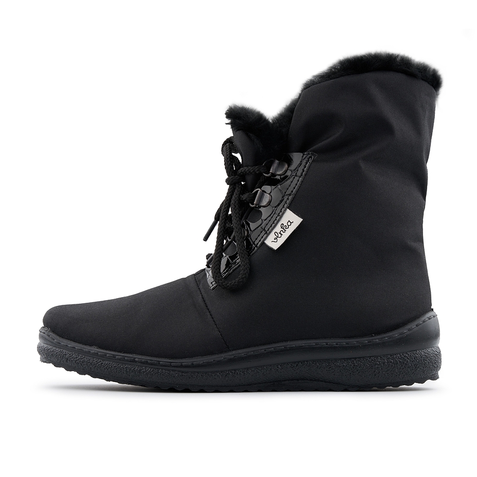 Women’s Lace Up Snow Boots Black