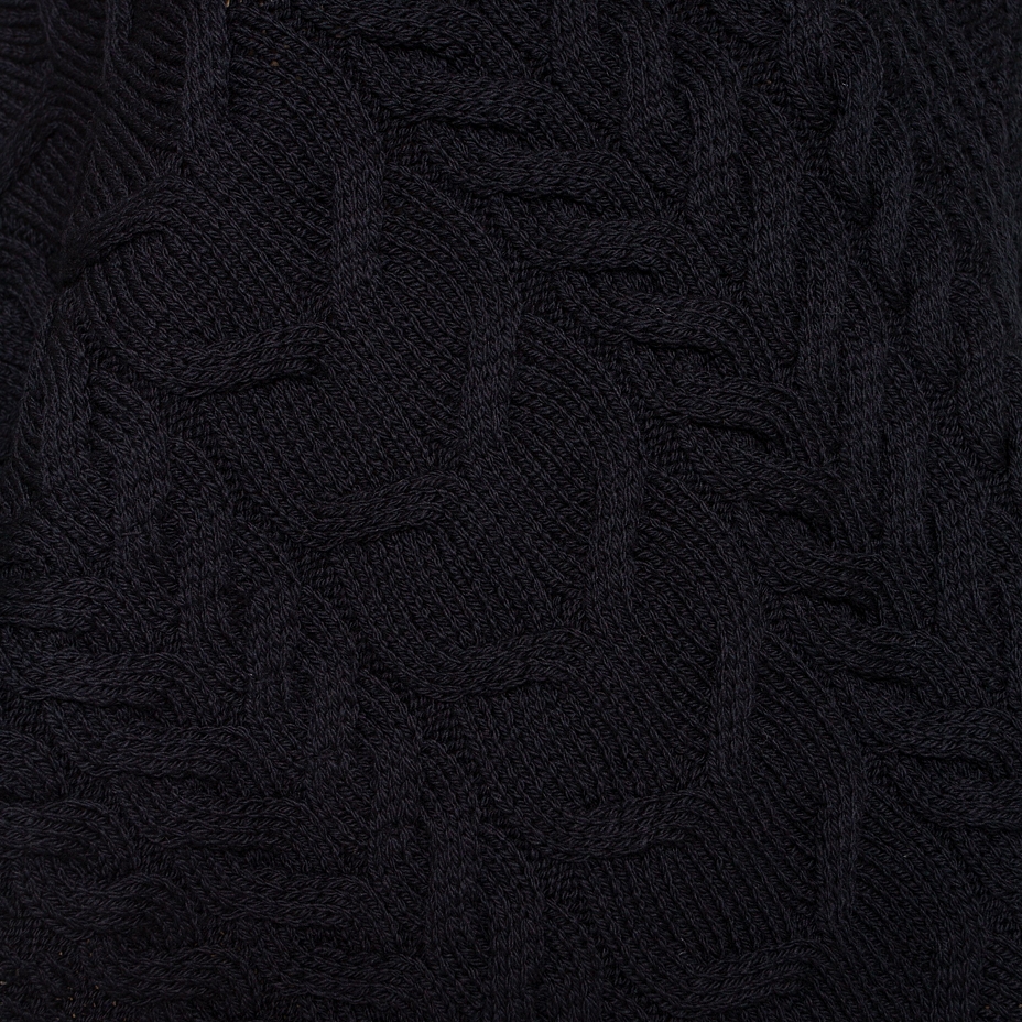 Supersoft Merino wool poncho black