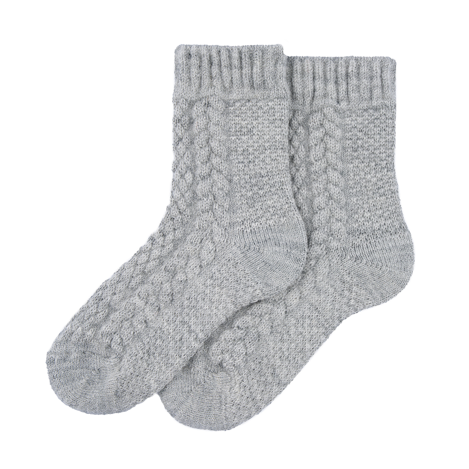 Kids’ Traditional Merino Wool Socks Grey