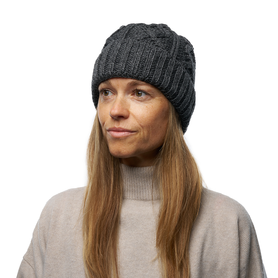 Diamond Supersoft Merino wool hat dark gray