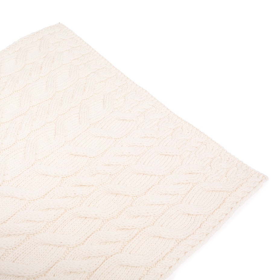 Supersoft Merino wool children's blanket natural