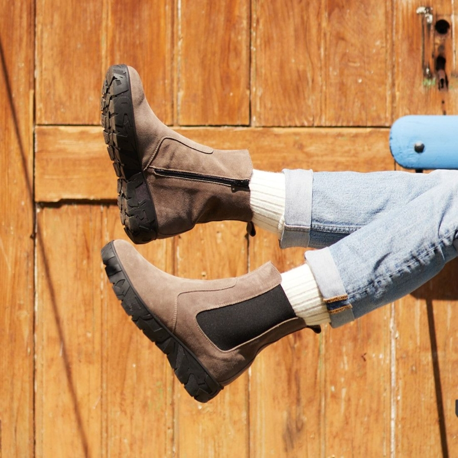 Women’s Patricie Leather Ankle Boots Brown