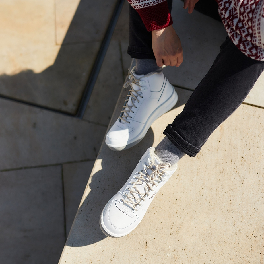 Prestige Vlnka Winter Boots with Wool Lining White