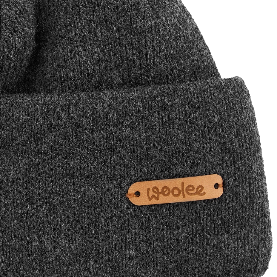 Woolee Hat with Sheep’s Wool V35 Dark Grey
