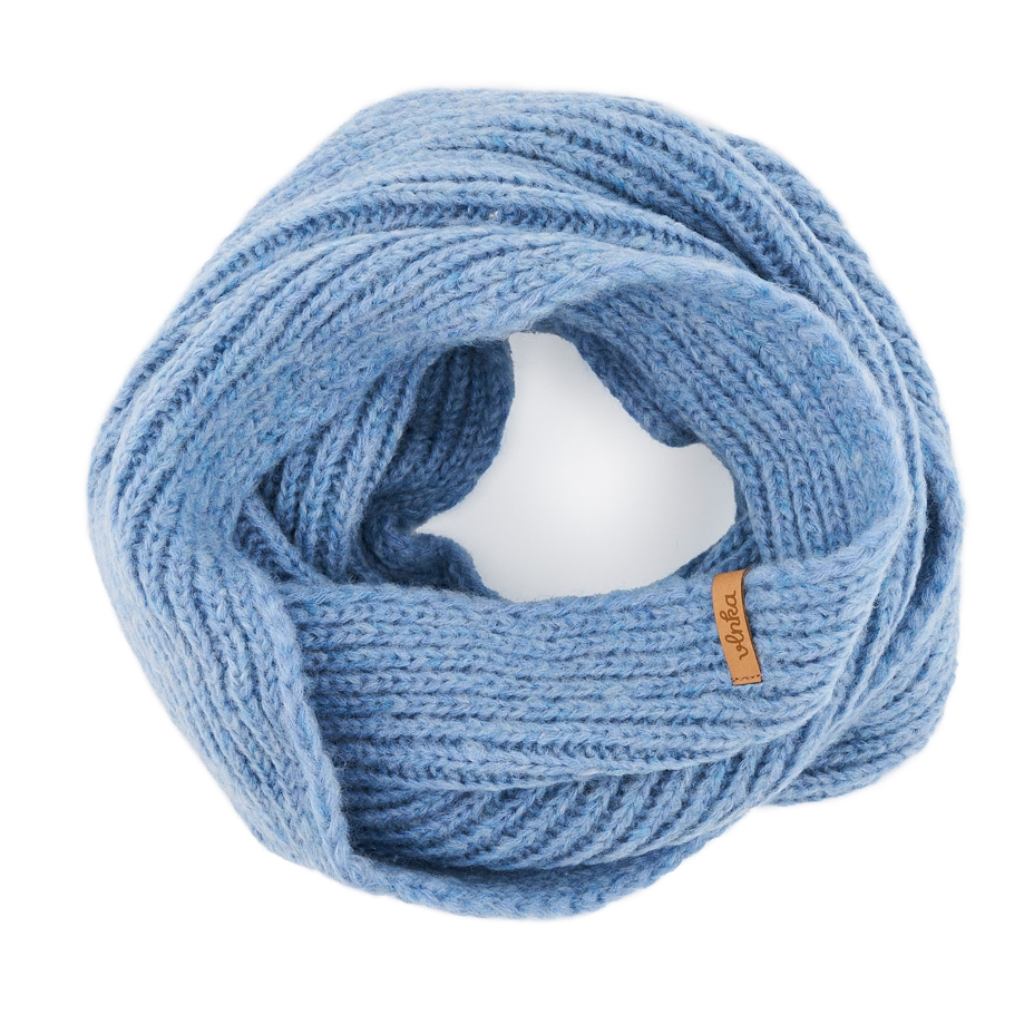 Vlnka Wool Scarf B05 Blue
