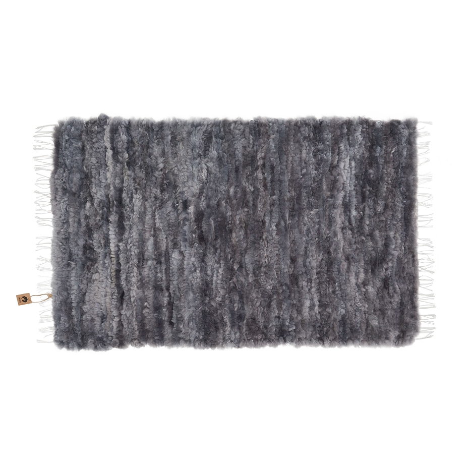 Wool Rug Grey