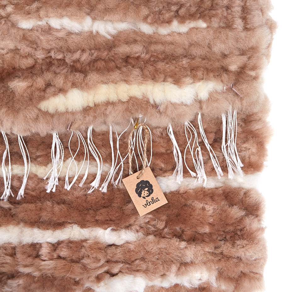 Wool Rug Brown Marl