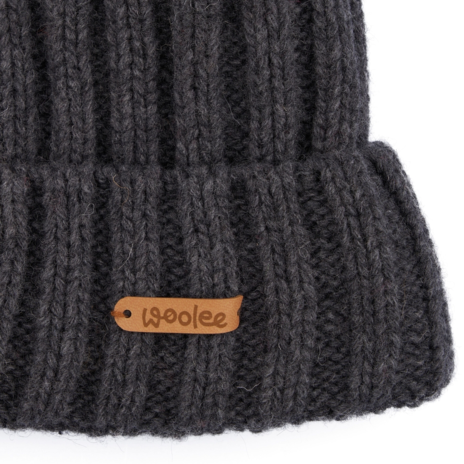Kids’ Woolee Wool Hat V38 Dark Grey