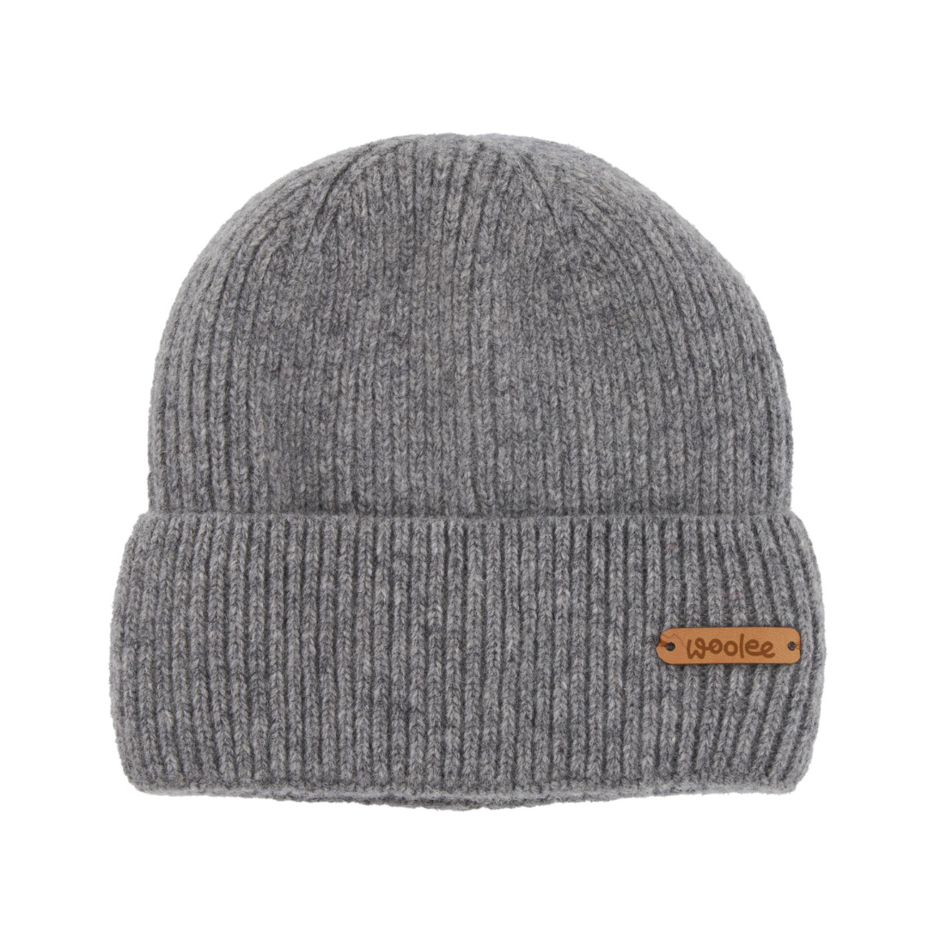 Kids’ Woolee Wool Hat V37 Light Grey