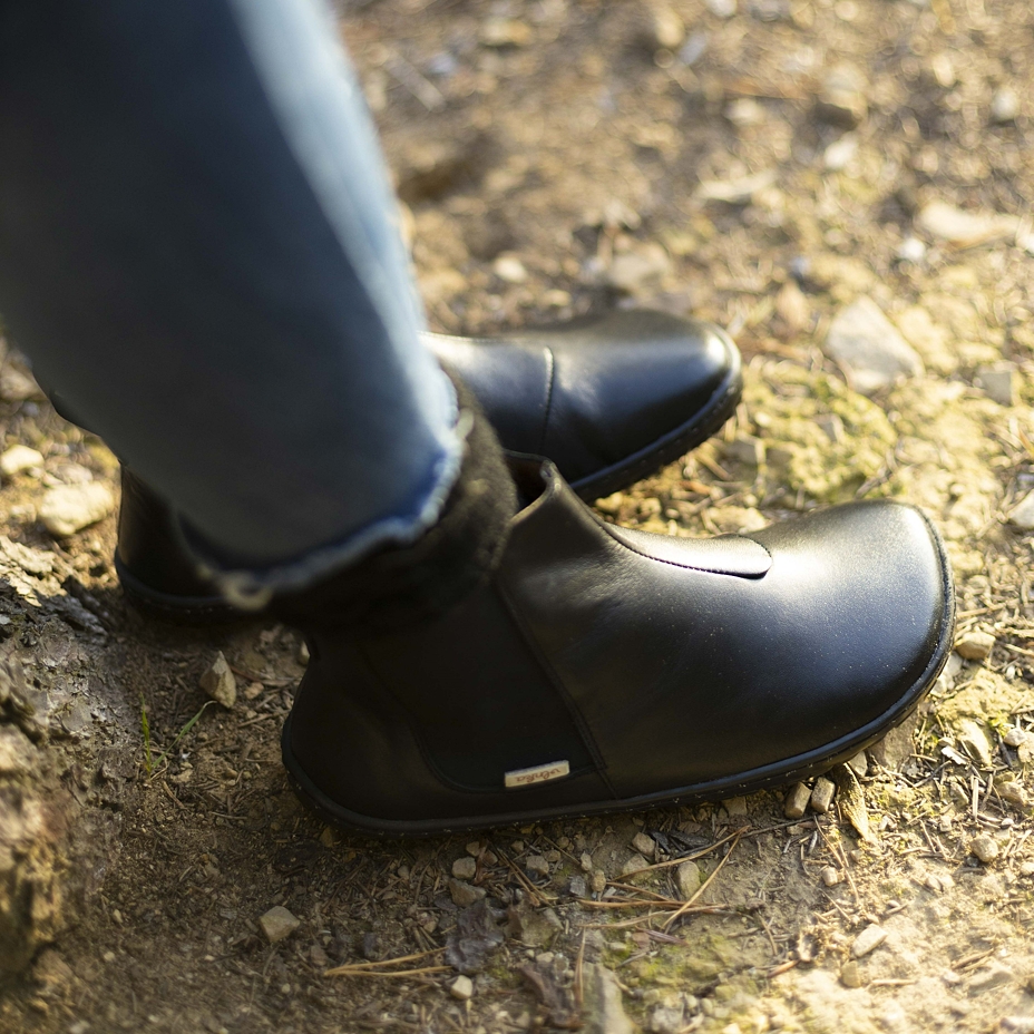 Women’s Ofelie Leather Barefoot Shoes Black