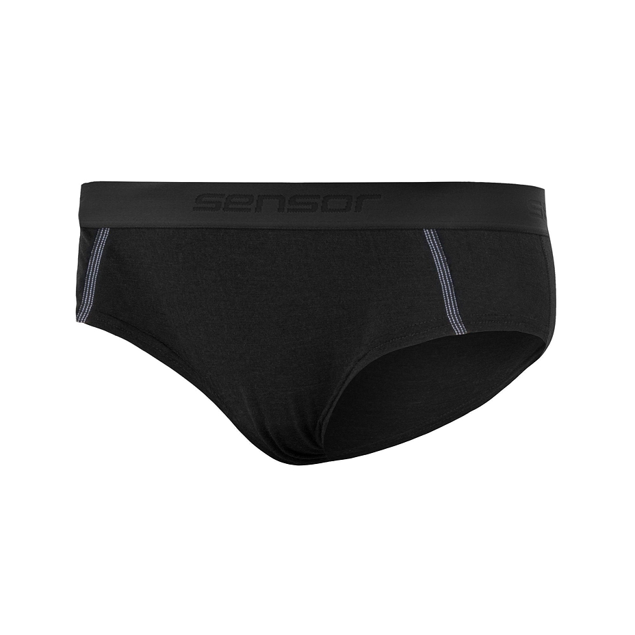 Women's functional panties Sensor Merino Active black