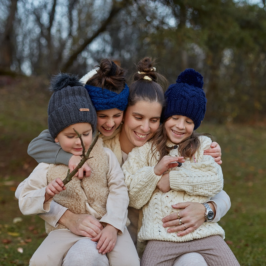 Vlnka Kids’ Wool Beanie V15 Blue