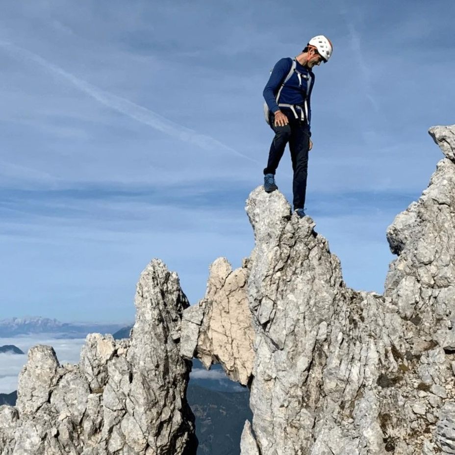 Men's Performance Merino WARM THERMOWAVE Top Blue