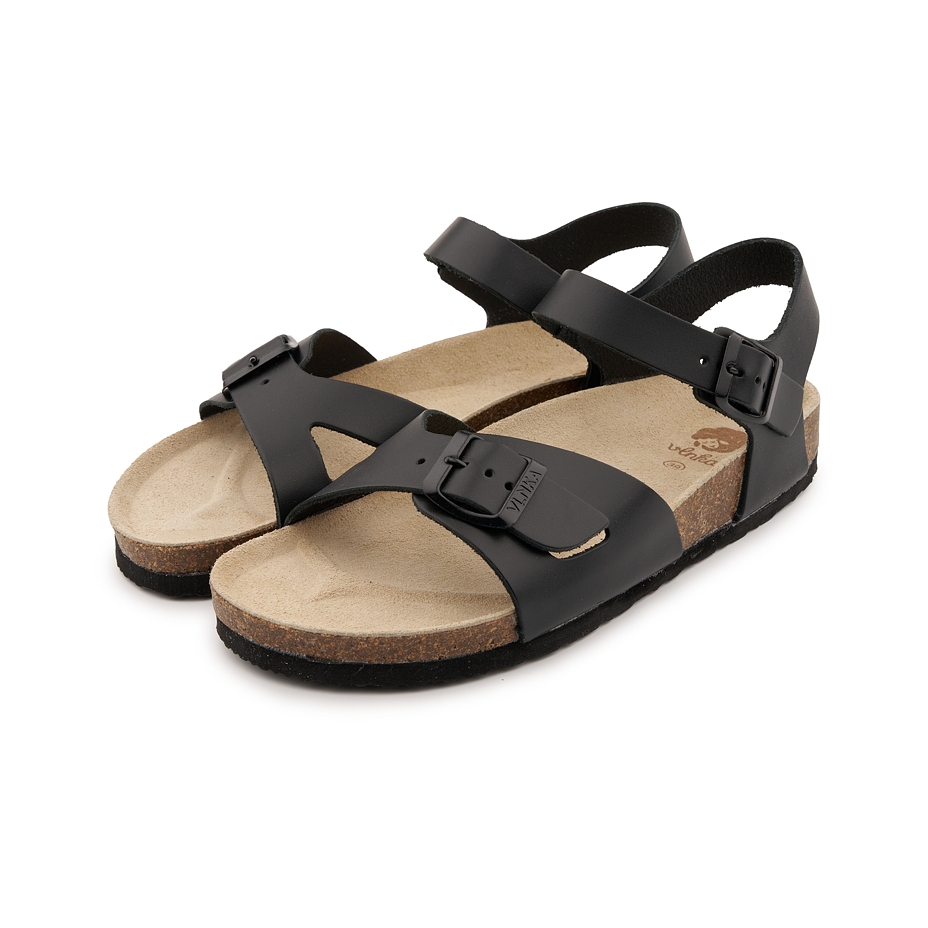 Women's anatomical cork sandals Jindra black model 2024