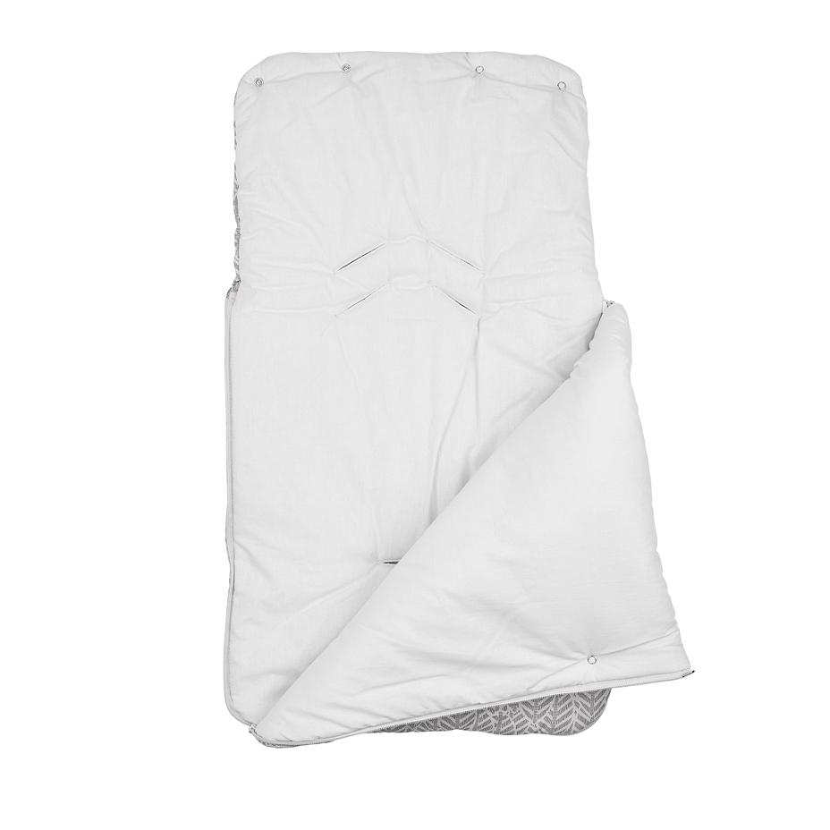 Baby cotton footmuff Vlnka grey