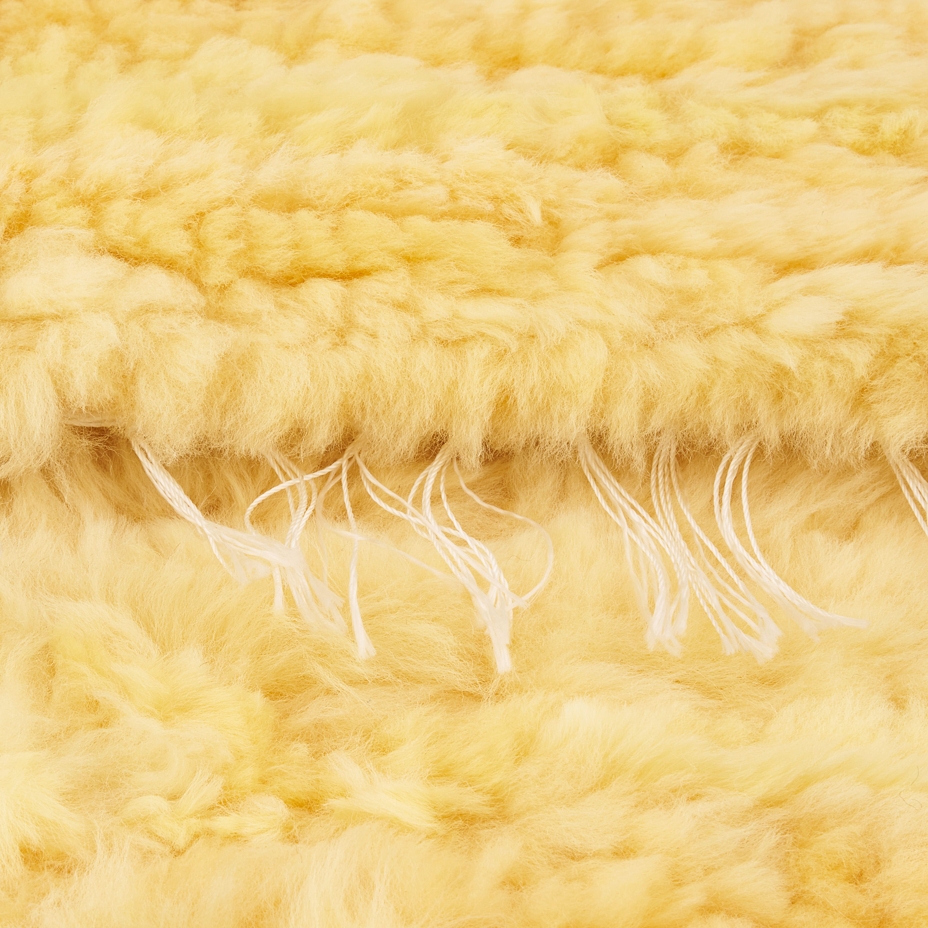 Wool carpet Relugan, natural yellow