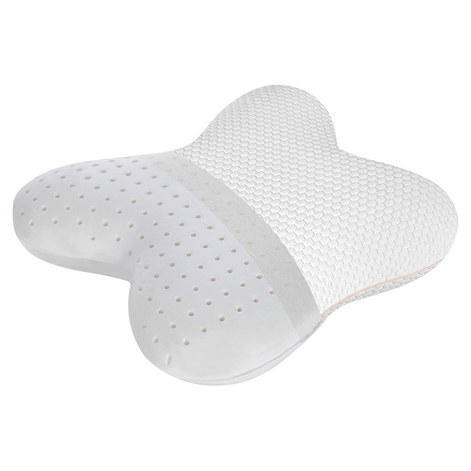 Orthopedic memory butterfly pillow