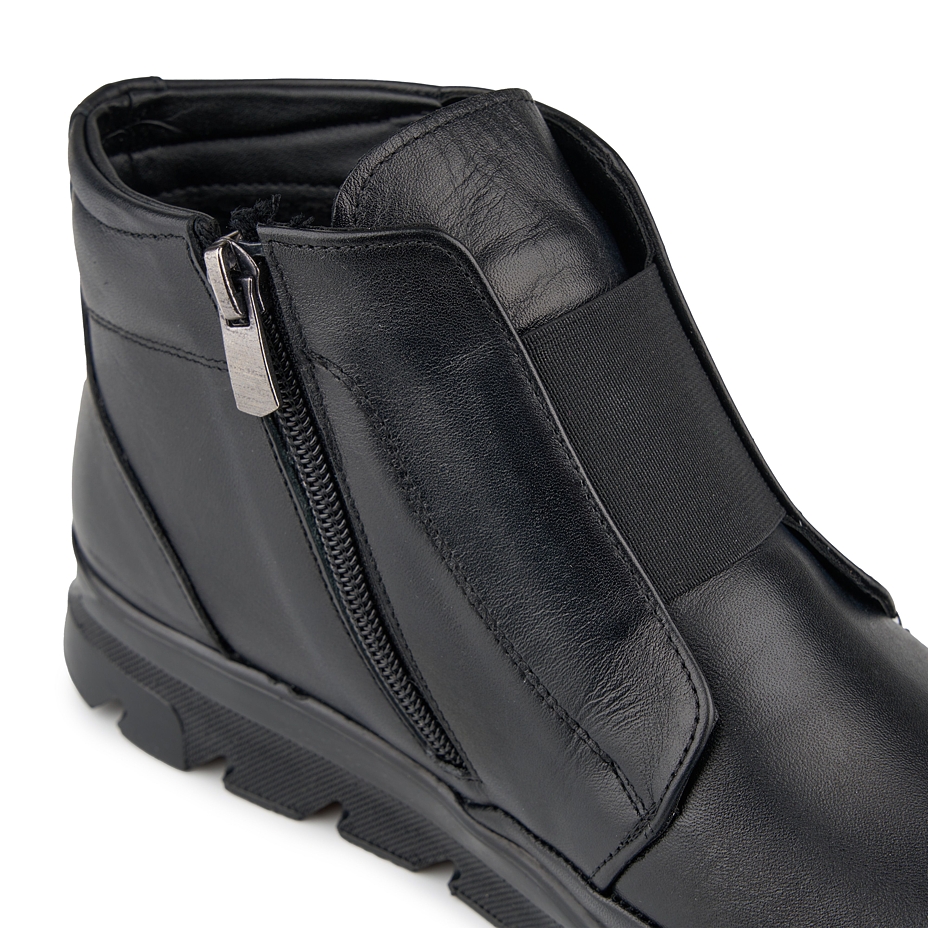 Women's Leather Winter Boots Tereza Black