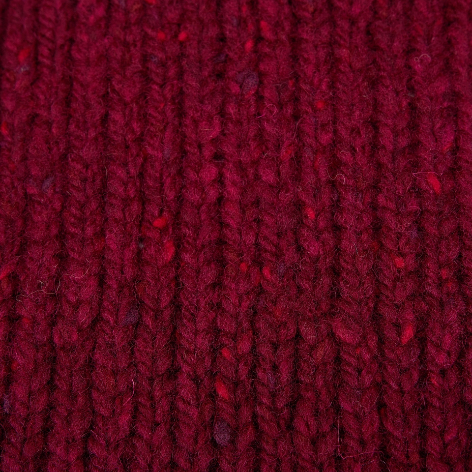 Women's wool sweater pullover red