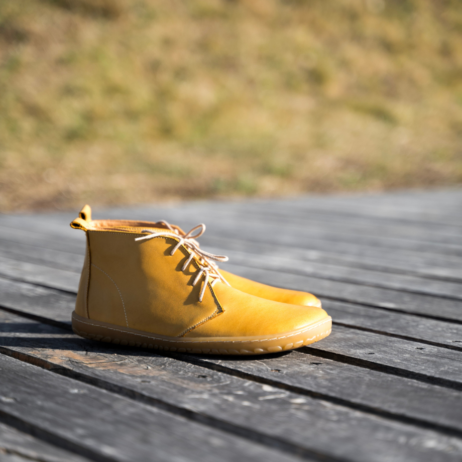 Women’s Otilie Leather Barefoot Shoes Yellow