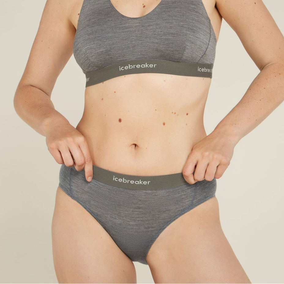 Merino panties 125 Cool-Lite Sprite Hipster Icebreaker Gritstone