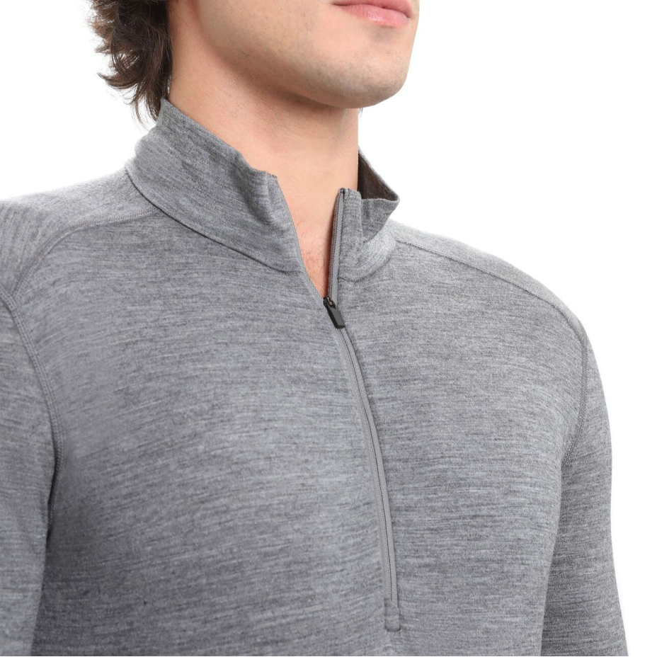 Men's T-shirt Merino 200 Oasis LS Half Zip Icebreaker Gritstone