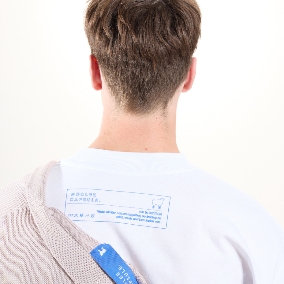 Woolee Capsule organic cotton t-shirt white