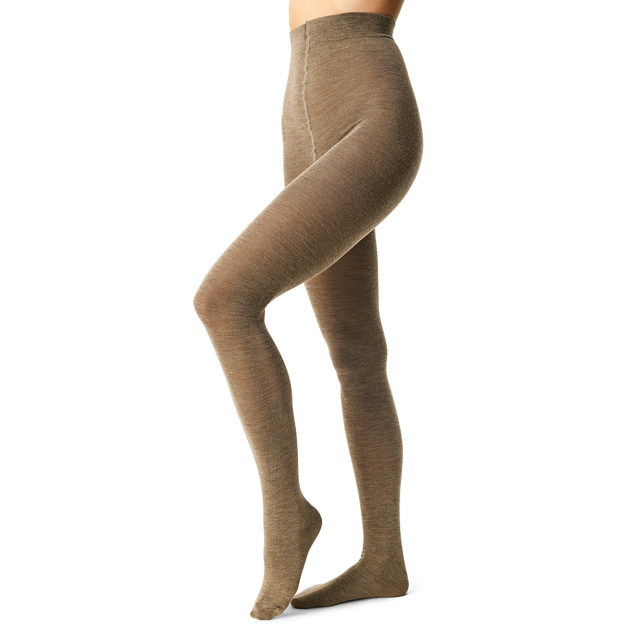 Woolen tights Merino Woolee beige
