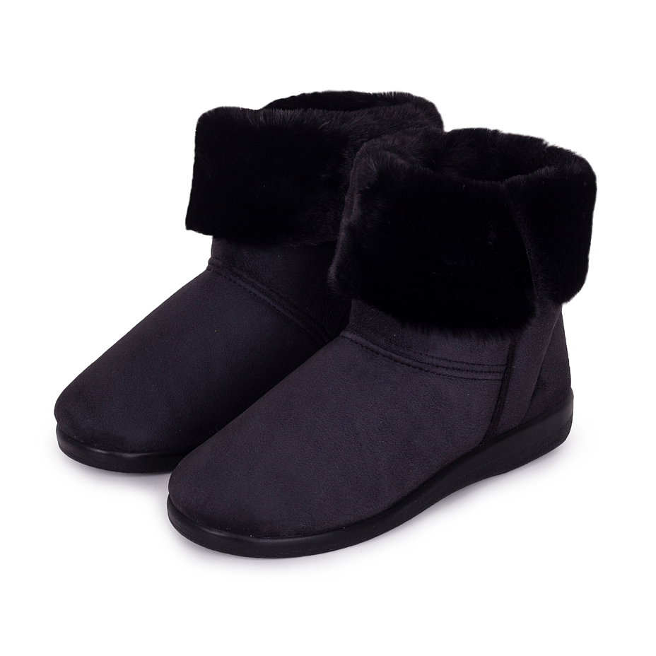 Women's Lucie Winter Ankle boots with Wool Lining Black