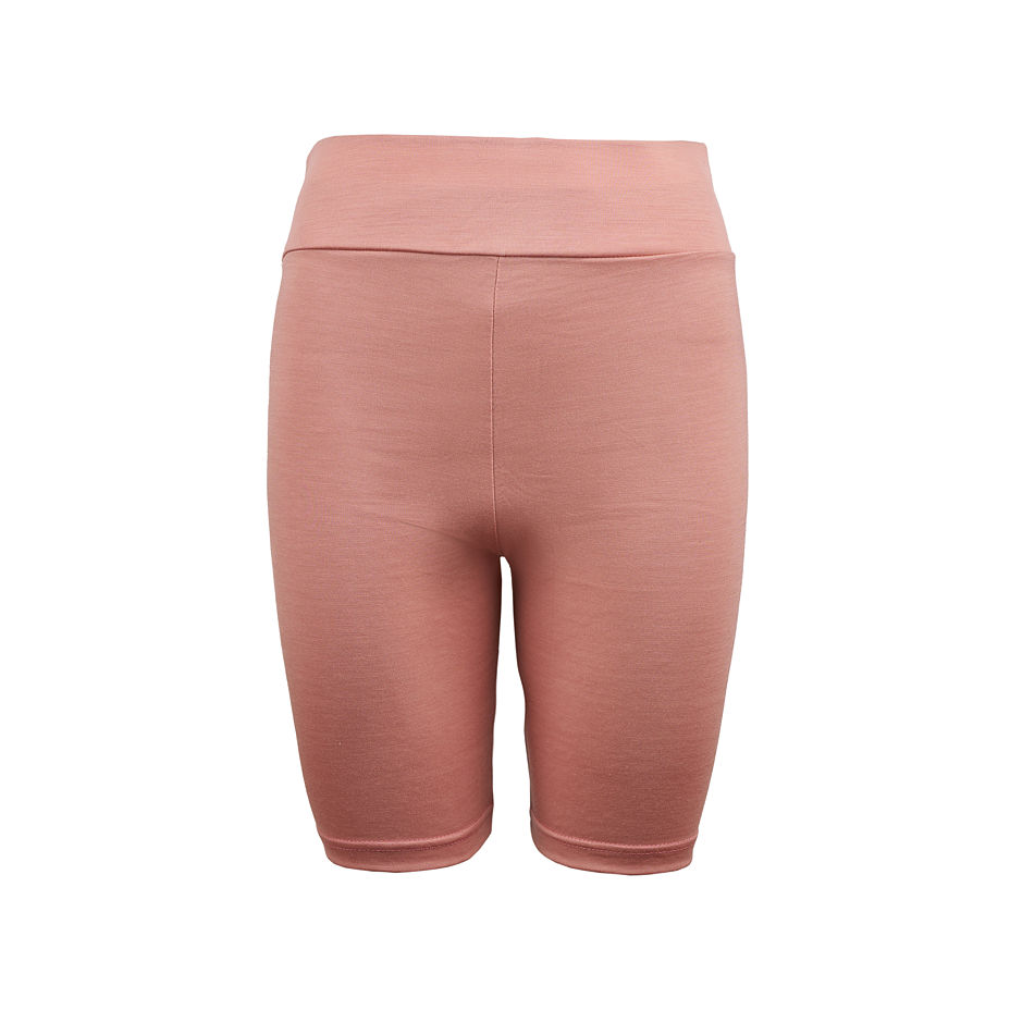 Women's short Merino wool leggings Woolee pink
